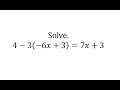 Solving and Verifying Equations