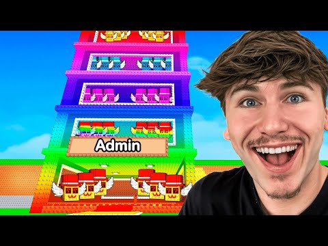 J’AI REMPLIE UNE BASE XXL DE LUCKY BLOCKS ADMIN !! (Incroyable)