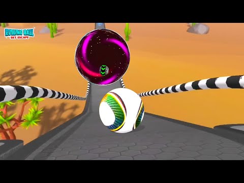 Rolling Ball Sky Escape - Gameplay Android, iOS All Levels 893 - 905