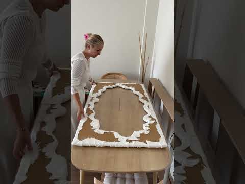 Eskiciden 150₺ ye aldığim aynayı yeniliyorum 🤩 #mirror #shortvideo #kendinyap #diy