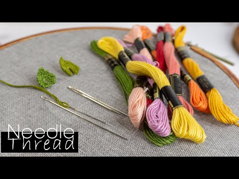 Hand Embroidery for beginners | Needle and Threads | HandiWorks #103