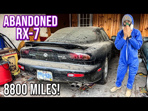 First Wash in 23 Years: Barn Find FD RX-7 With 8800 Original Miles! | Satisfying Restoration