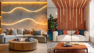 Living Room Wall Decor | Living Room Layout | Living Room Furniture|Small Living Room PVC Wall Panel