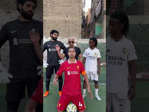 فان دايك مع فان ديزل في تحدي الاختيارات امام أليسون في الحراسه هتتصدم حصل اي 😳🔥