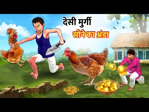 Jadui Desi Murgi Sone Ka Anda Magical Golden Egg Chicken Hindi Kahaniya Hindi Stories Moral Stories