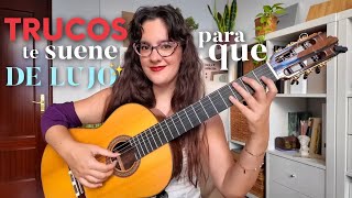 TRUCOS para que la guitarra te suene DE LUJO ✨