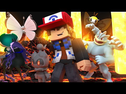 O TIME DE ATAQUE PERFEITO do PIXELMON 𝗡𝗢 MINECRAFT !! Liga Pokémon Ep. 7 ‹ Ine ›