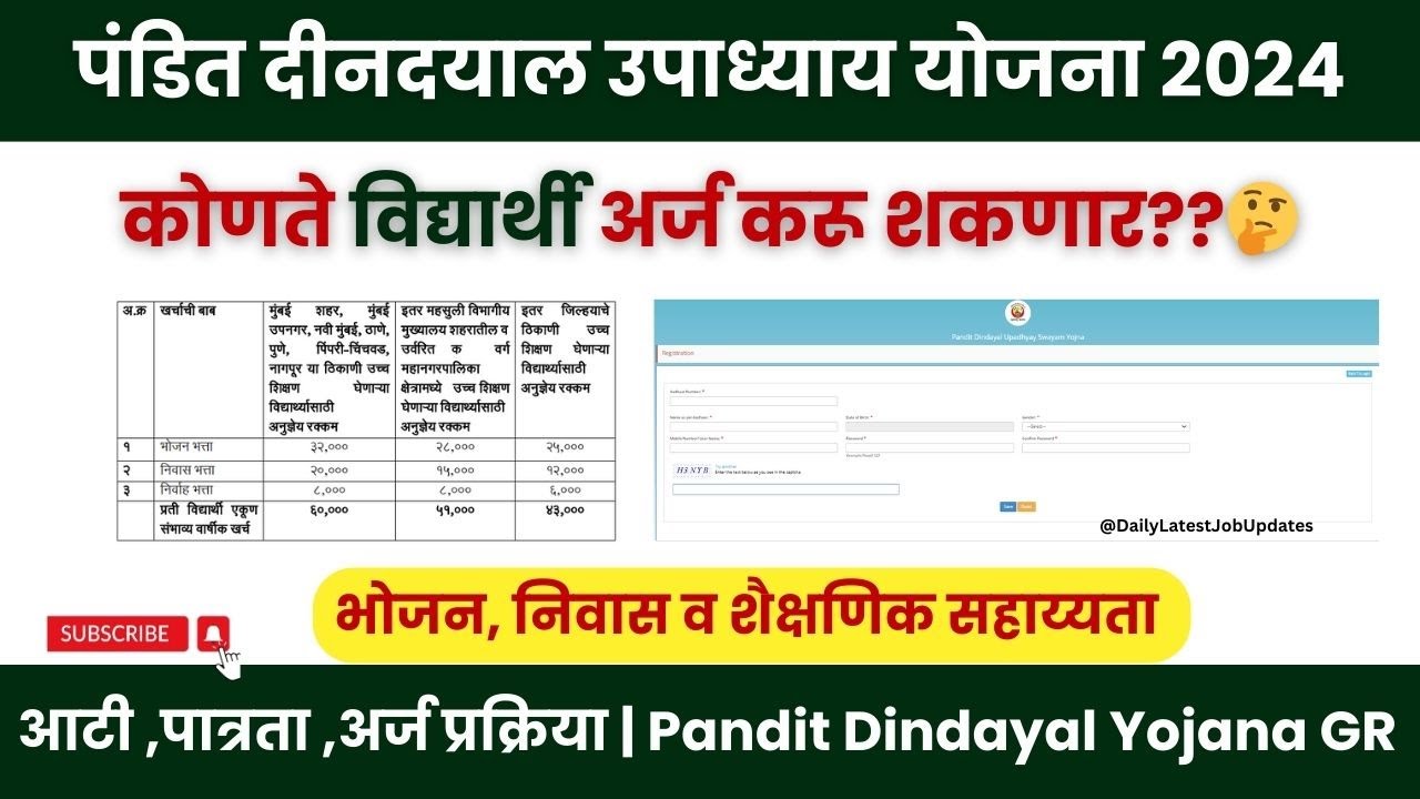 Pandit Dindayal Upadhyay Yojana  January 8, 2025