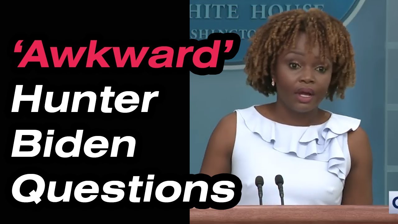 Awkward Hunter Biden Questions at the White House