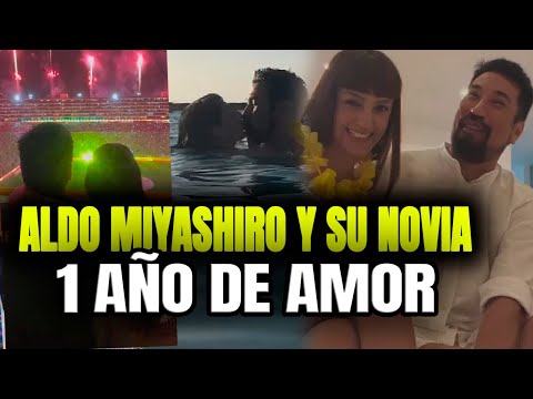 Aldo Miyashiro celebra su primer aniversario con su novia actriz de AFHS