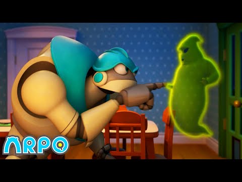 Ghost in the Machine | ARPO the Robot | Funny Cartoons For Kids