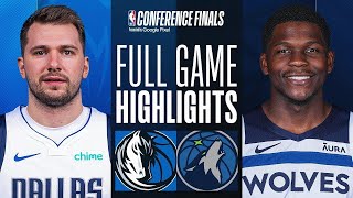 Dallas Mavericks vs. Minnesota Timberwolves FULL GAME 5 Highlights | May 30, 2024 Western Finals