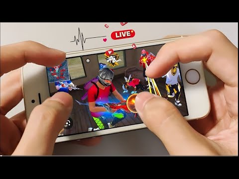 ESPORT HAND CAM IS LIVE IPHONE 6S FREE FIRE GAMEPLAY