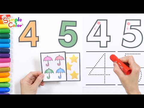 Number for kids | What number matches the number in the picture? | Monster Number Writing & Coloring