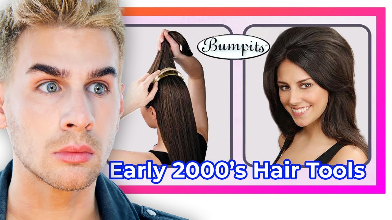Hairdresser reacts to early 2000s hair tools (bumpits, hairigami, topsy tail & more)