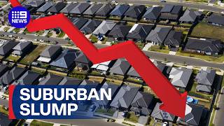 YouTube video thumbnail: House Prices Fall Across Every Capital City in Historic Plunge