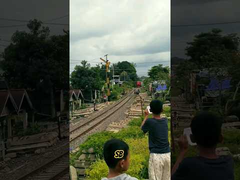 Inilah akibatnya kalau main main dengan kereta api #viral #keretaapi #semboyan35