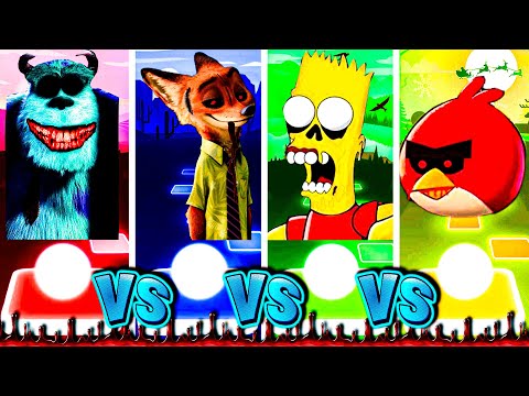 It's NOT Cow, it's Monster University Exe Vs Zootopia Exe Vs Simpsons Exe Vs Angry Birds Exe