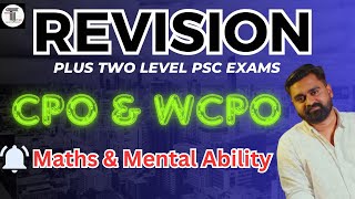 CPO & WCPO Special ✨ MEGA REVISION | Maths & Mental Ability  ✨ SURE SHOT Questions ✨
