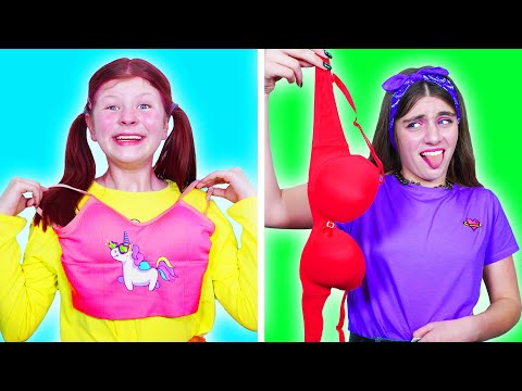 Estás en la escuela secundaria VS estás en la infancia || Situaciones graciosas con amigos