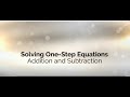 Mastering One-Step Equations: Addition and Subtraction
