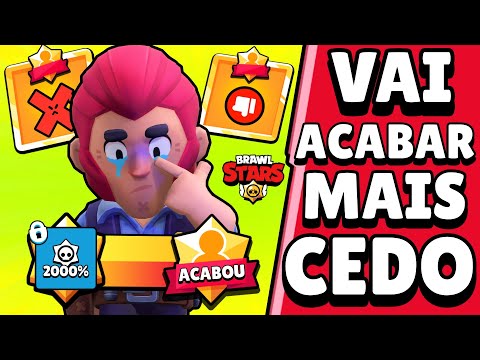 É SÉRIO! O EVENTO DOS DOMÍNIOS VAI ACABAR MAIS CEDO! O BRAWL STARS ANUNCIOU!