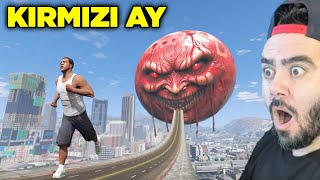 FRANKLIN KAÇ EVININ ÜSTÜNE KIRMIZI AY GELDI - GTA 5 MODS