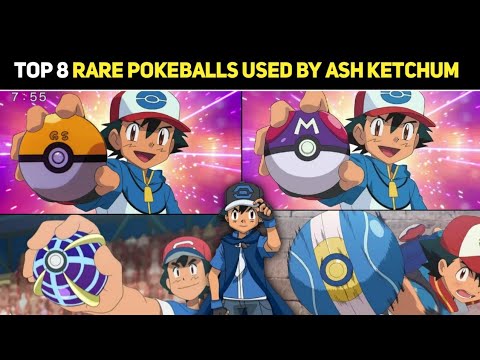 Top 8 Rare Pokeballs Used By Ash | Ash All 8 Rare Pokeballs | Every Rare Pokeballs Ash Owned | Hindi