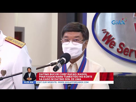 Ex-BuCor Chief Rafael Ragos, pinayagang tumestigo sa kaso ni ex-Sen. De ...