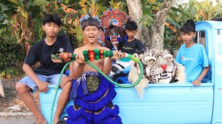 BTS RENDI MENDAPAT SARUNG AJAIB MENJADI PECUT SAKTI MELAWAN BARONGAN CAN MACANAN
