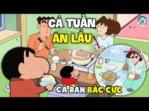 Siêu Tổng Hợp Shin - Thử Thách Cấm Cười Khi Ăn | Shin Tập Mới Để Ăn Cơm | Shin Cậu Bé Bút Chì