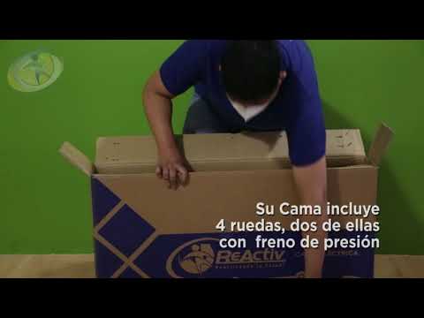Cama Eléctrica de 3 Posiciones con Panel Rígido y Barandales Desmontables - Gris