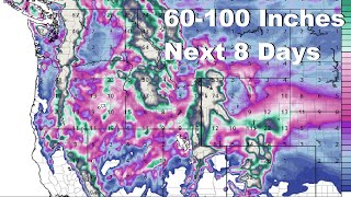 Dangerous Cold Temperatures From The Northern Plains To Ohio Valley - 5 To 8 Feet Of Snow For PNW