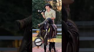 O esquema é diferente 😅🐎