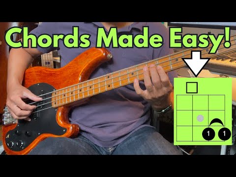 8 EASY Bass Chord Shapes