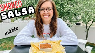 HOW TO MAKE SMOKED SALSA | Restaurant Style Salsa on the Pit Boss Battery Operated Portable Smoker