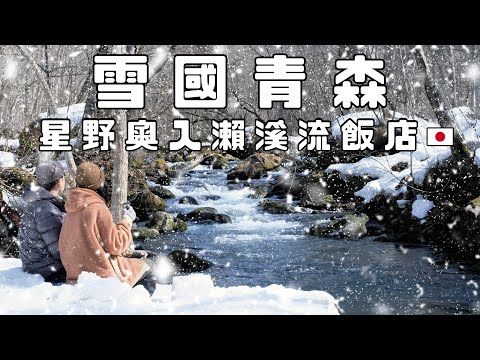 雪國青森！開箱星野集團奧入瀨溪流飯店 🇯🇵｜私人導覽十和田國家公園｜超夢幻雪中咖啡時光 ☃️