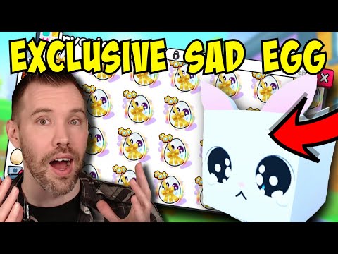 I Scored 200 Exclusive Sad Eggs - Exclusive Opening! | Pet Simulator 99 Roblox