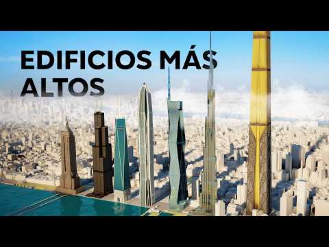 Los Rascacielos Más Altos del Mundo (Comparación de Tamaños en 3D)