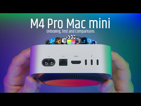 M4 Pro Mac mini Unboxing, Test and Comparisons