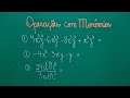 Operations with Exponents and Monomials