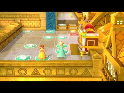 Super Mario Party Partner Party #2520 Tantalizing Tower Toys Rosalina & Daisy vs Wario & Mario