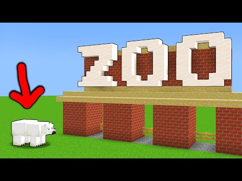 Minecraft: 15+ Zoo Build Hacks!