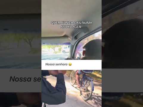 Abordagem legal, só tinha que saber se equilibrar sem as mãos na bicicleta #policialmilitar
