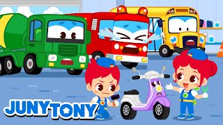 🚑 JunyTony Hospital Rescue Team | Fix Toys, Vehicles & Dinosaurs! | Kids Songs & Cartoons