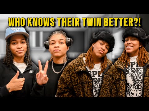 WHO KNOWS THEIR TWIN BETTER ?! *2 sets of twins*