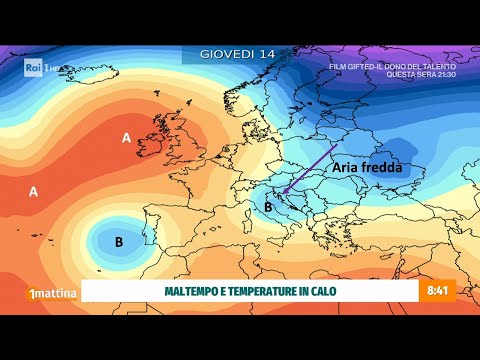 Maltempo al sud, neve al nord - Unomattina 13/11/2024