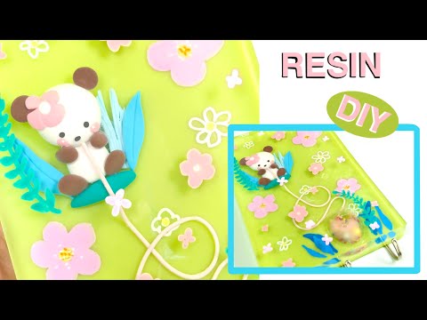 Kawaii key/Jewelry holder- DIY- Polymer Clay and  Resin