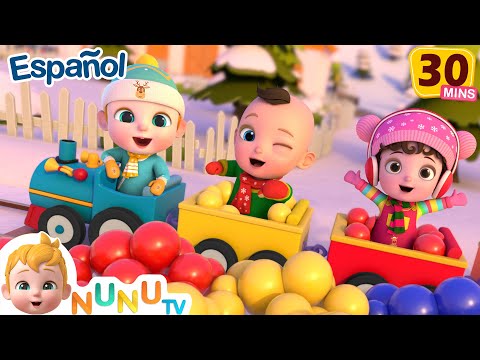 🚃 Paseo en tren colorido + velho macdonald 🐮 | Canciones Para Niños | NuNu Tv Canciones Infantiles