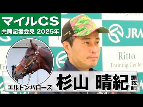 【マイルCS2025】エルトンバローズ・杉山晴紀調教師「今回は強気で攻めてきた」「G1のレースにふさわしいタフなレースになれば」《JRA共同会見》